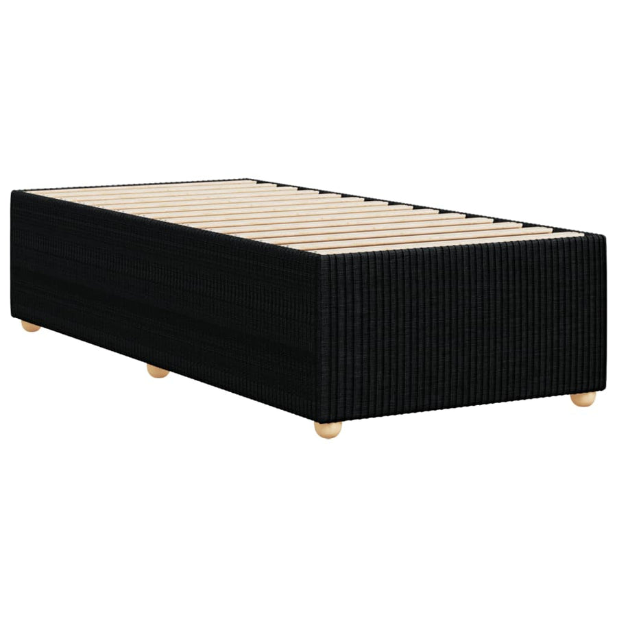Bedframe stof zwart 90x190 cm