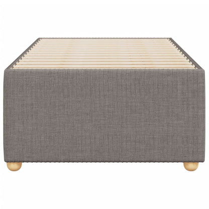 Bedframe stof taupe 90x190 cm