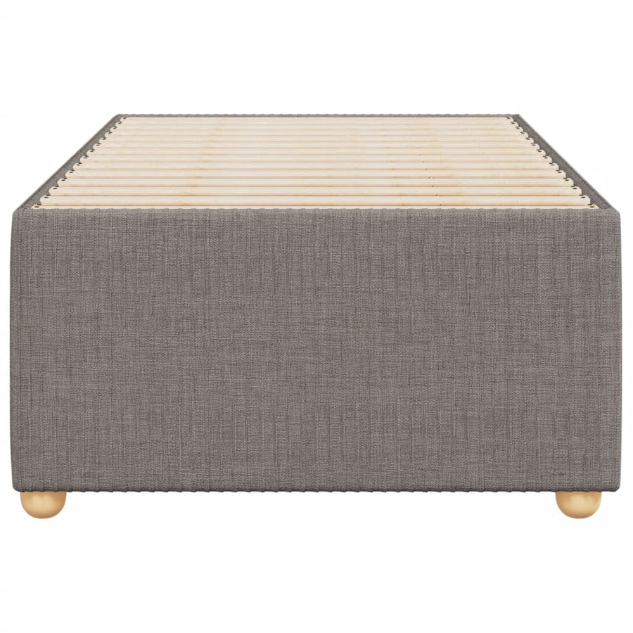 Bedframe stof taupe 90x190 cm