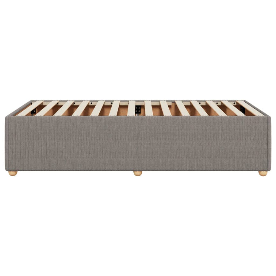 Bedframe stof taupe 90x190 cm