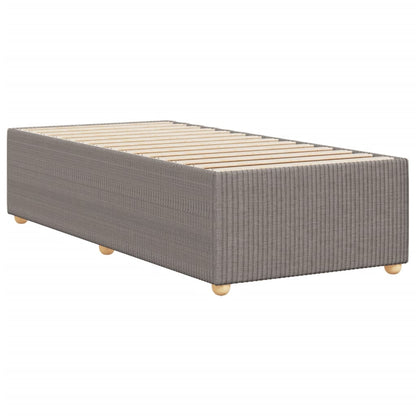 Bedframe stof taupe 90x190 cm