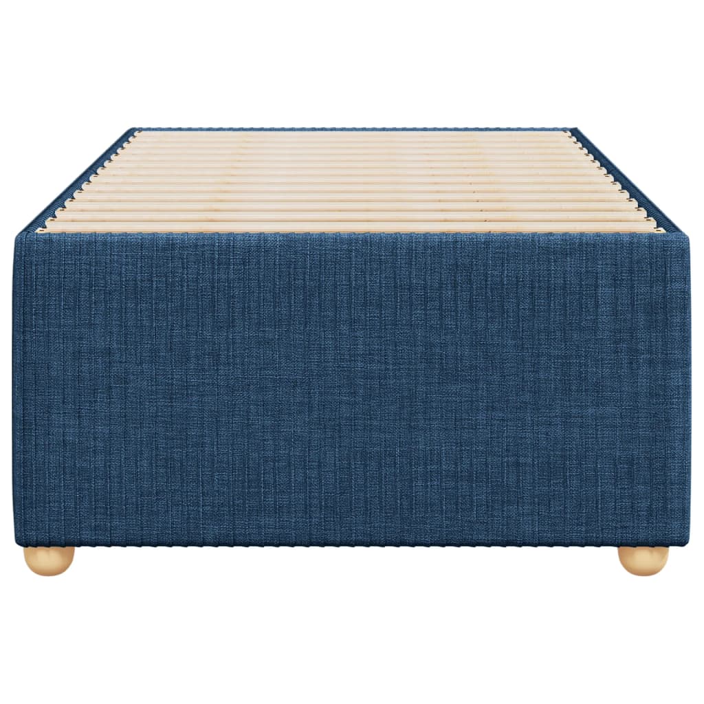 Bedframe stof blauw 90x190 cm