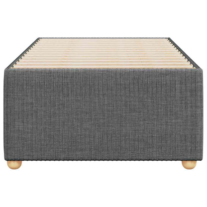 Bedframe zonder matras 90x200 cm stof donkergrijs
