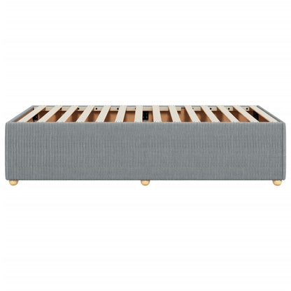 Bedframe stof lichtgrijs 100x200 cm