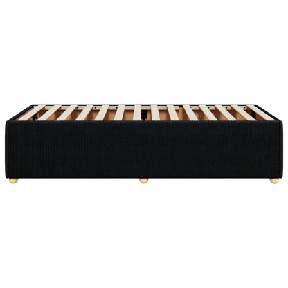 Bedframe stof zwart 100x200 cm