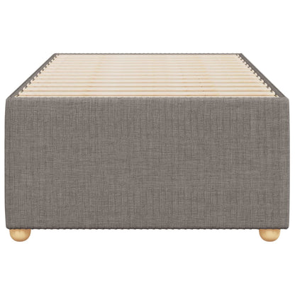 Bedframe stof taupe 100x200 cm