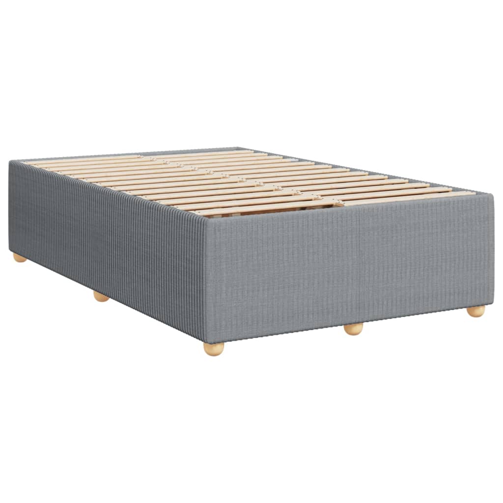 Bedframe stof lichtgrijs 120x190 cm
