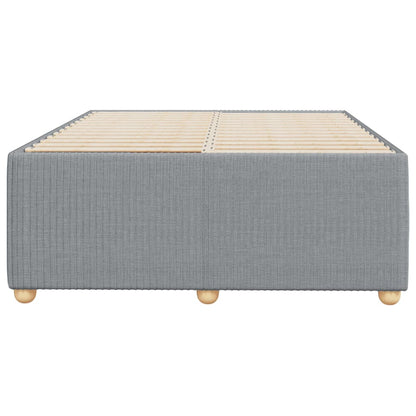 Bedframe stof lichtgrijs 120x190 cm