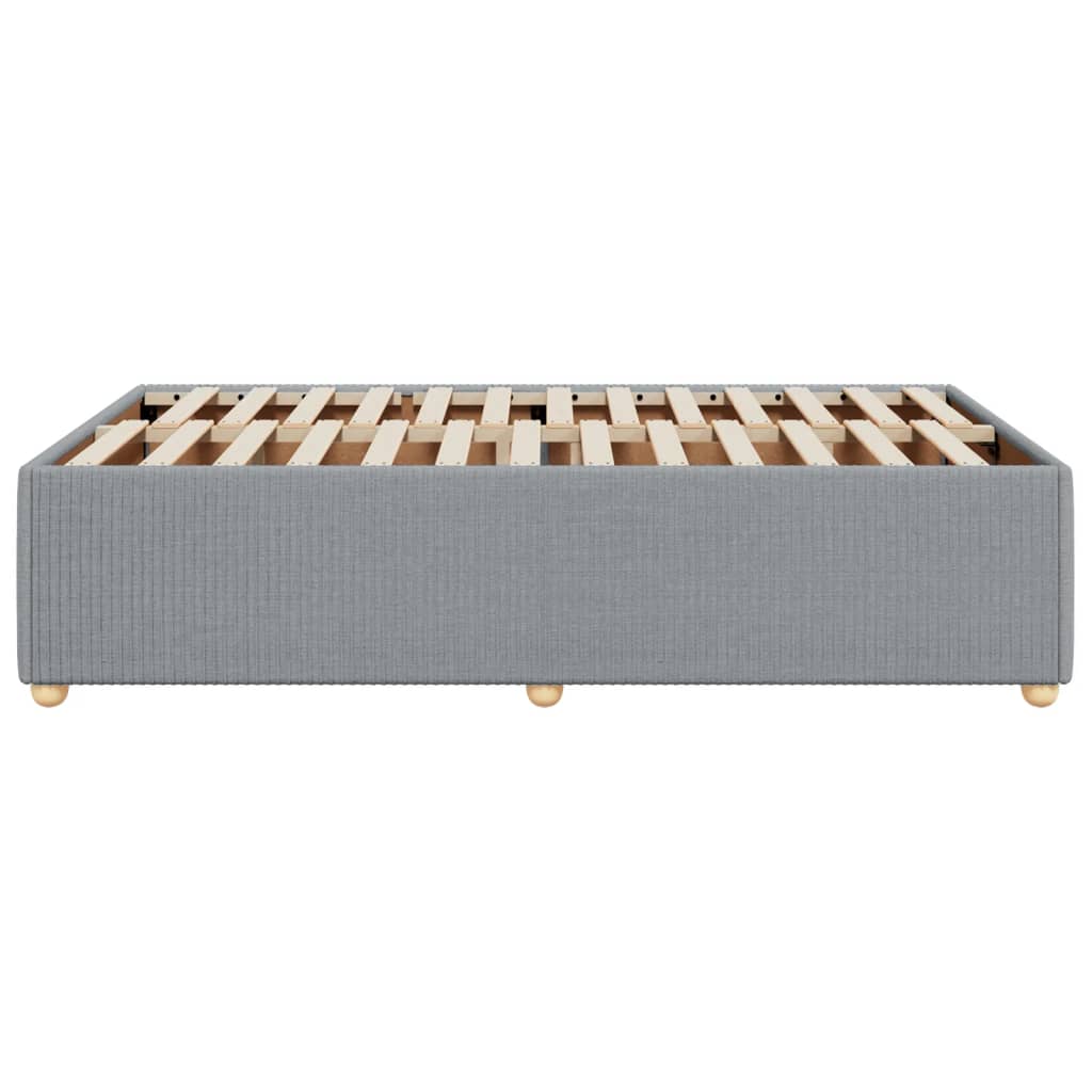 Bedframe stof lichtgrijs 120x190 cm