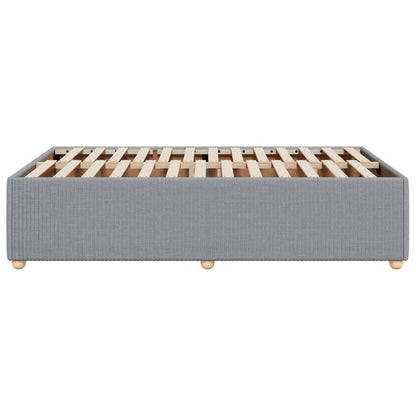Bedframe stof lichtgrijs 120x190 cm