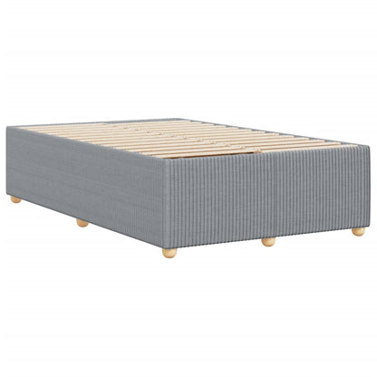 Bedframe stof lichtgrijs 120x190 cm