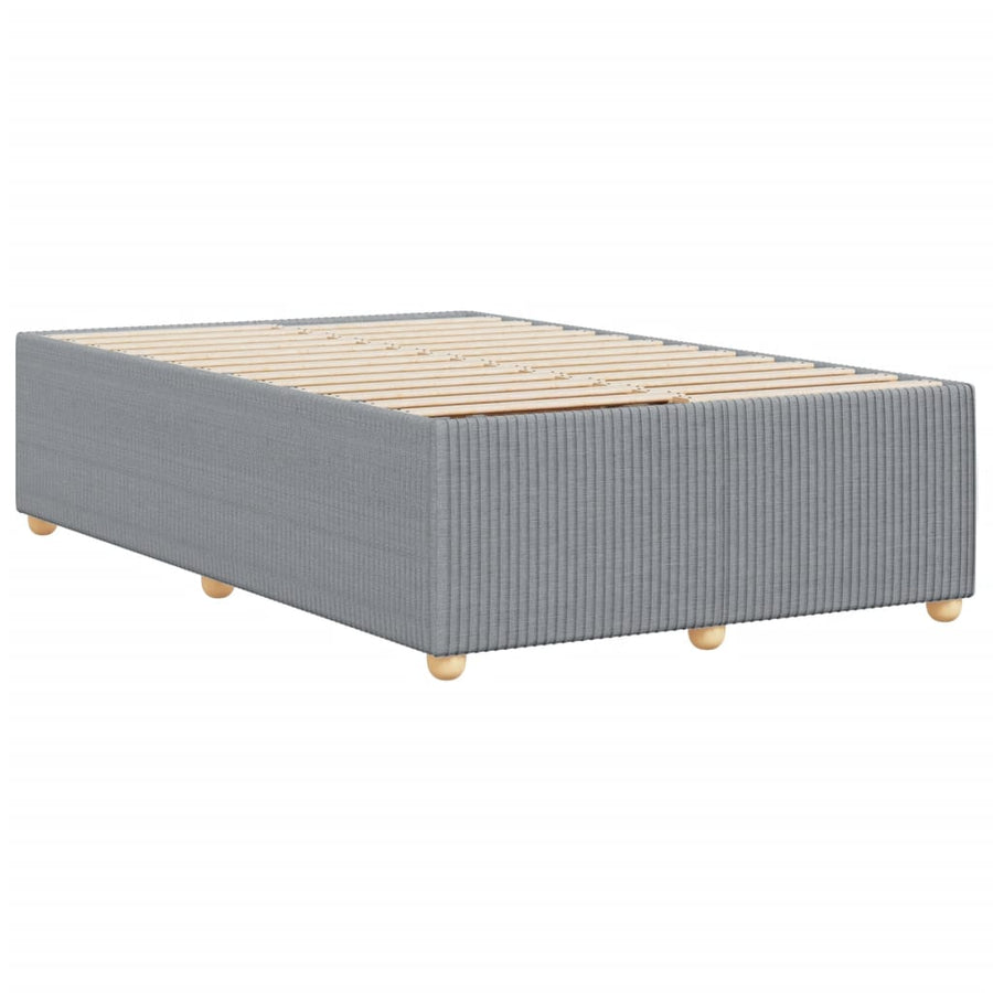 Bedframe stof lichtgrijs 120x190 cm