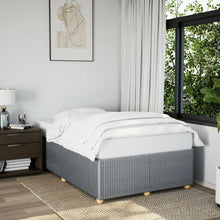 Bedframe stof lichtgrijs 120x190 cm