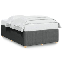 Bedframe stof donkergrijs 120x190 cm