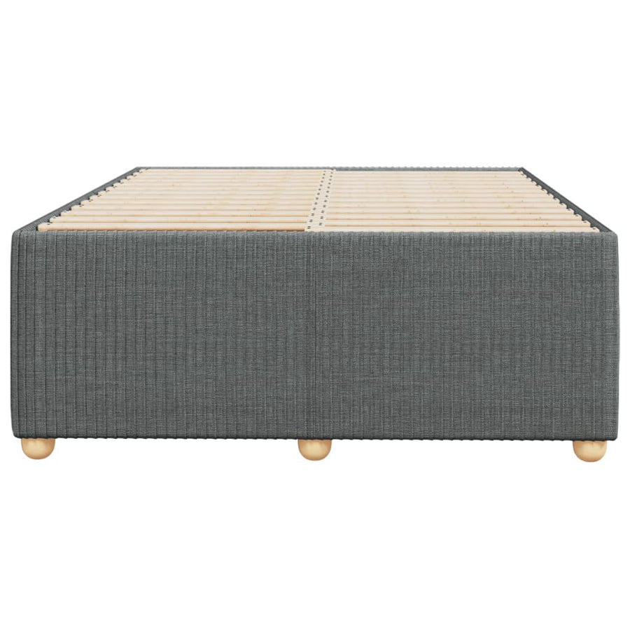 Bedframe stof donkergrijs 120x190 cm