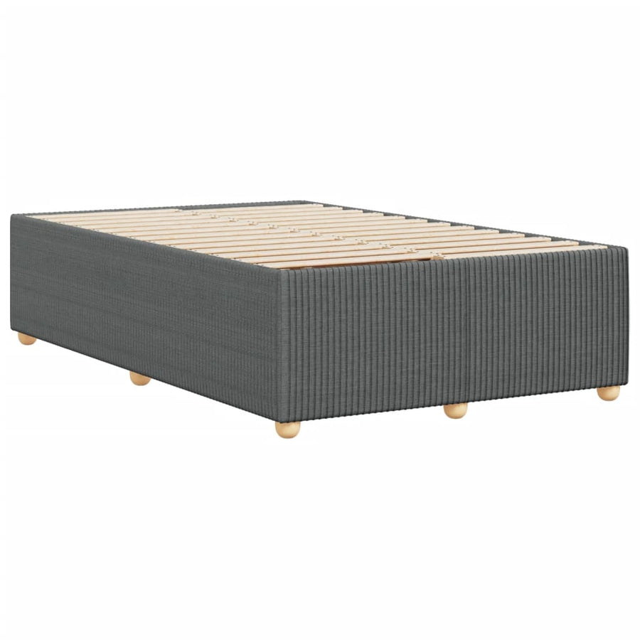 Bedframe stof donkergrijs 120x190 cm