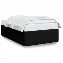 Bedframe stof zwart 120x190 cm
