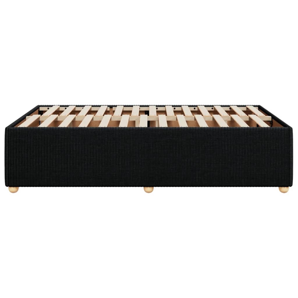 Bedframe stof zwart 120x190 cm