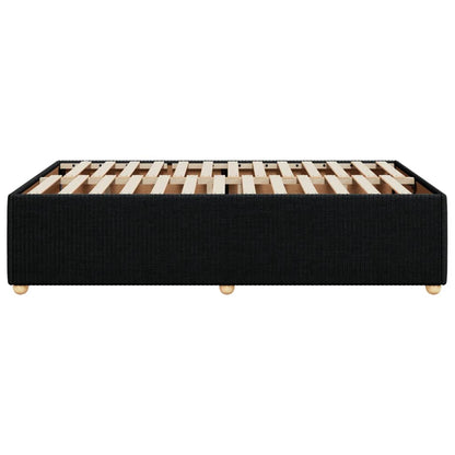Bedframe stof zwart 120x190 cm