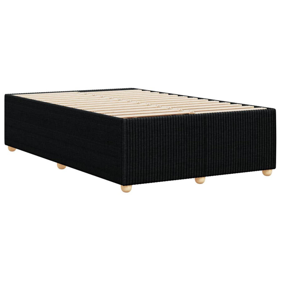 Bedframe stof zwart 120x190 cm