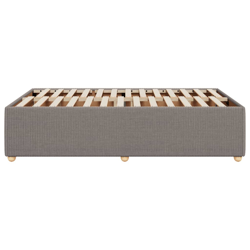 Bedframe stof taupe 120x190 cm