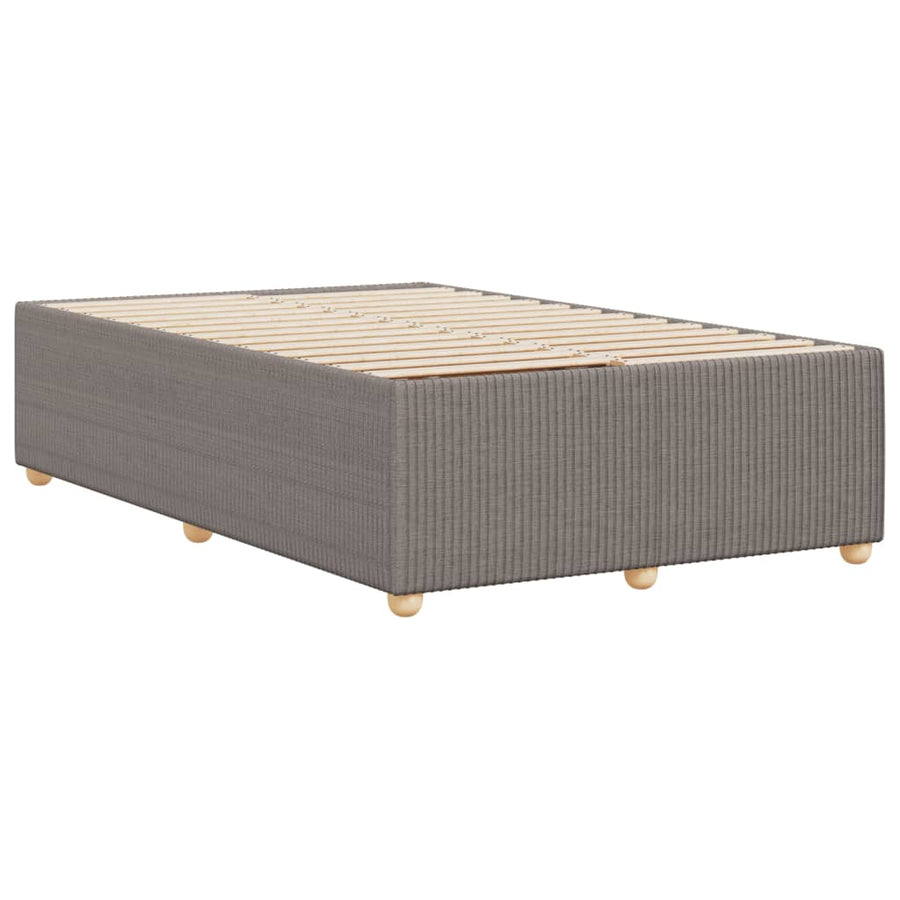 Bedframe stof taupe 120x190 cm