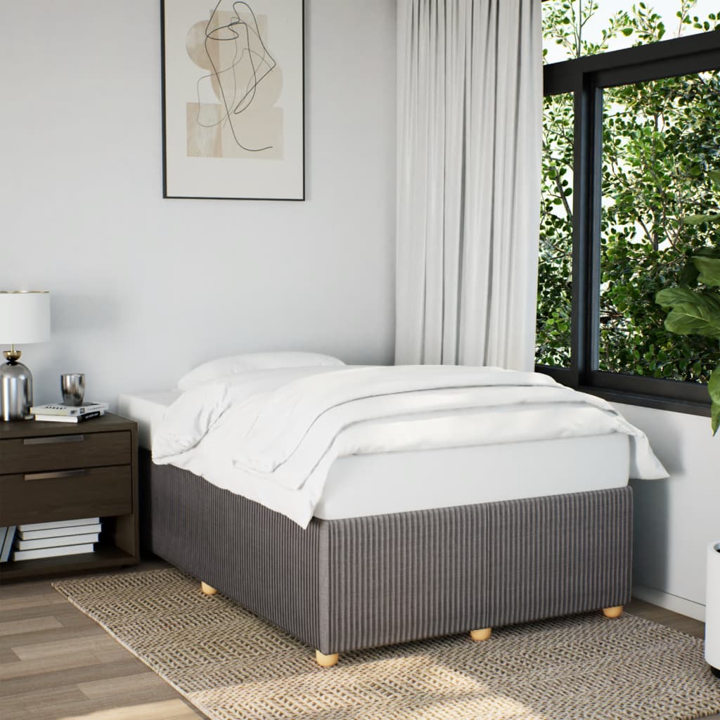 Bedframe stof taupe 120x190 cm