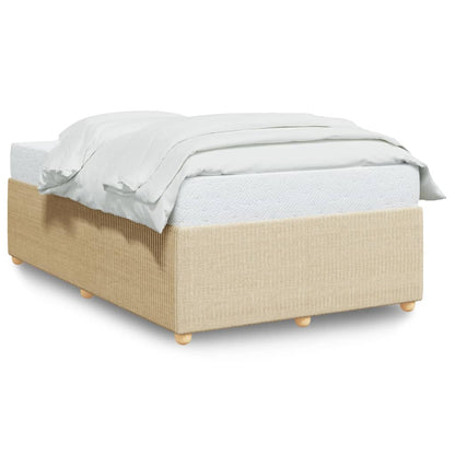 Bedframe stof crèmekleurig 120x190 cm