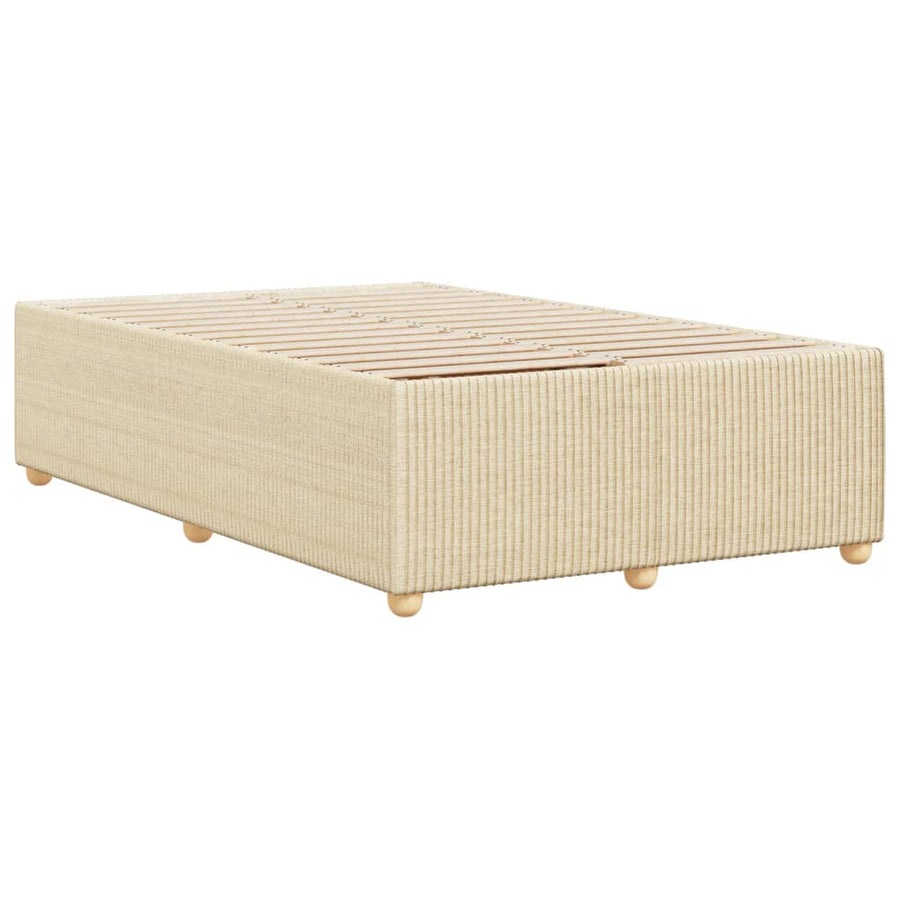 Bedframe stof crèmekleurig 120x190 cm