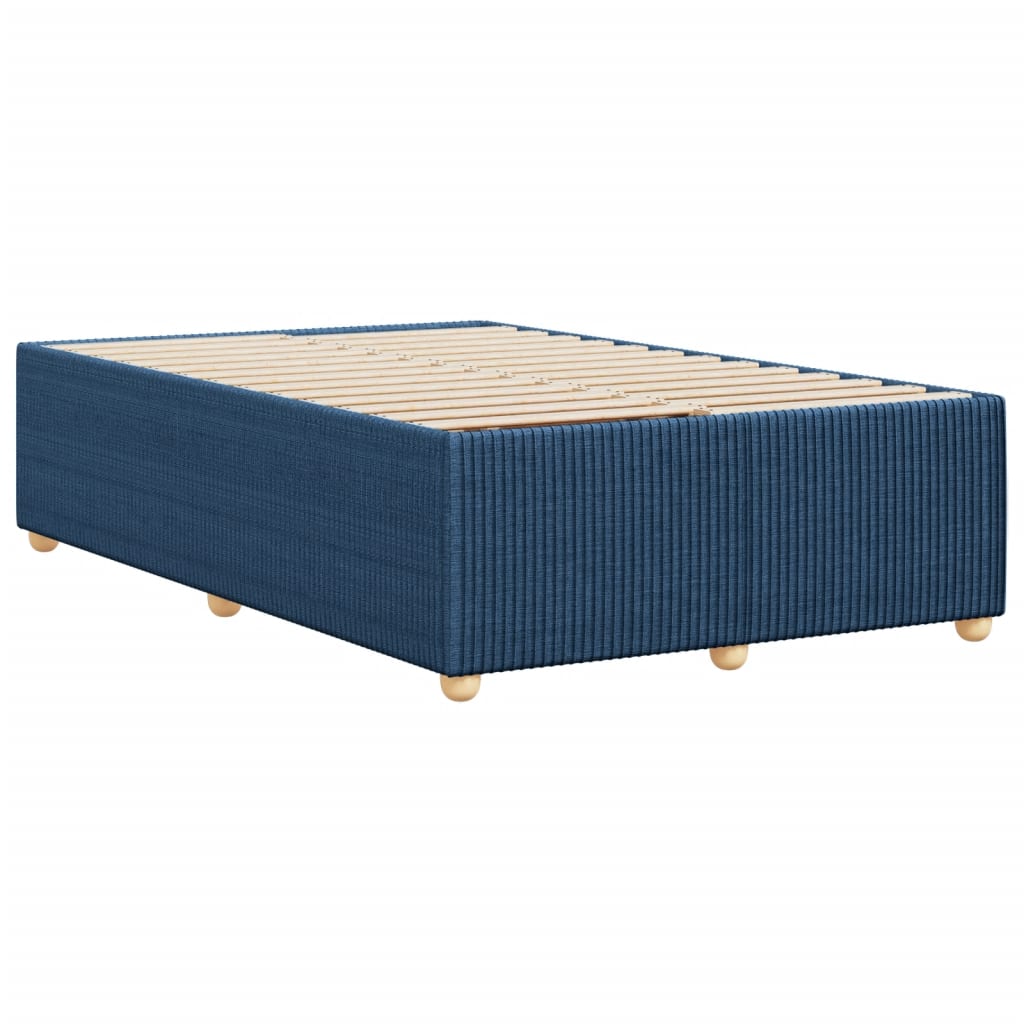 Bedframe stof blauw 120x190 cm