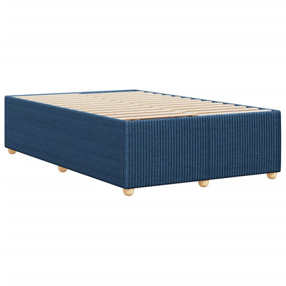 Bedframe stof blauw 120x190 cm