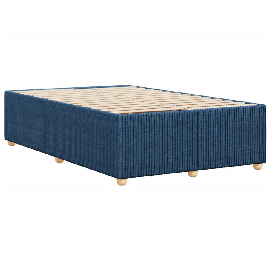 Bedframe stof blauw 120x190 cm