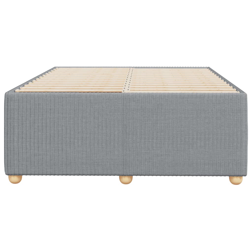 Bedframe stof lichtgrijs 120x200 cm
