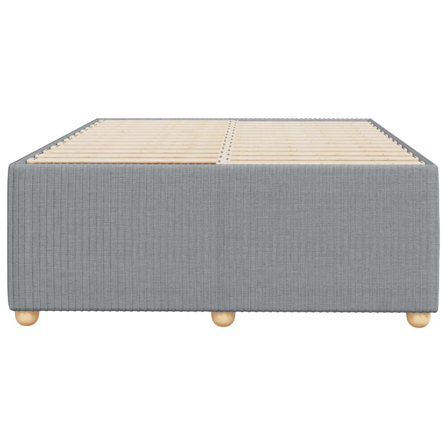 Bedframe stof lichtgrijs 120x200 cm