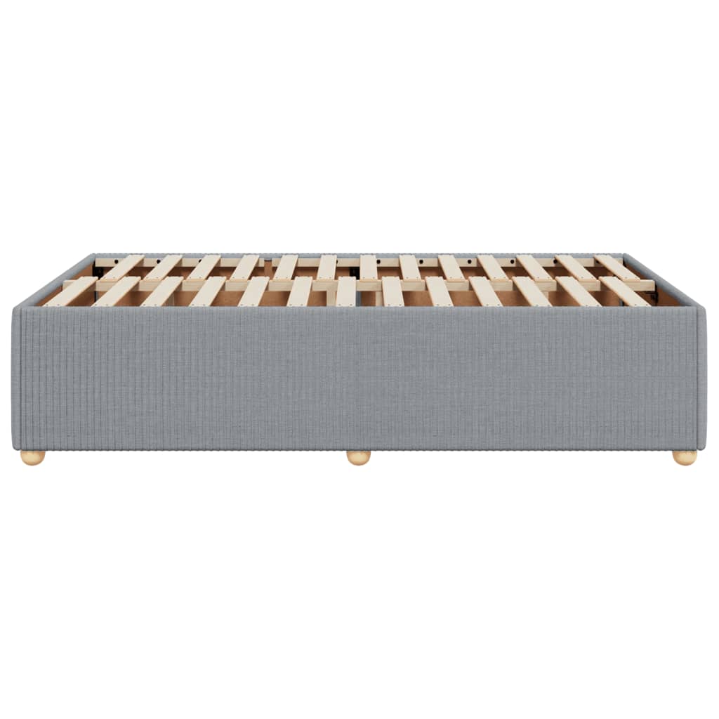 Bedframe stof lichtgrijs 120x200 cm