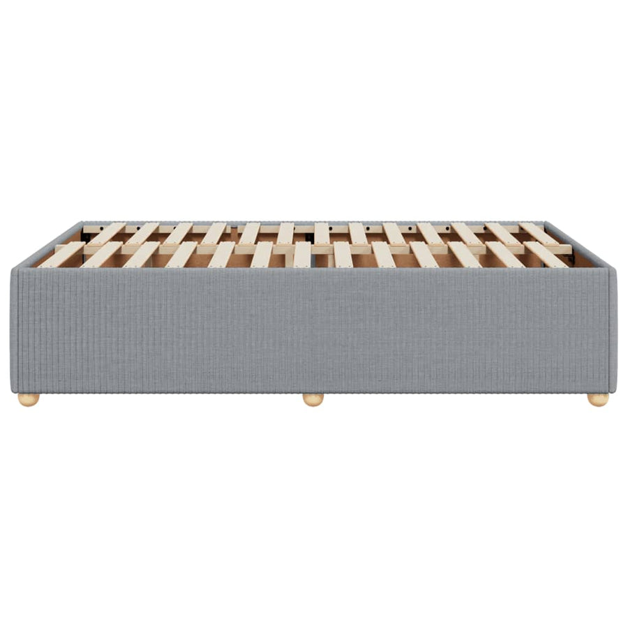 Bedframe stof lichtgrijs 120x200 cm