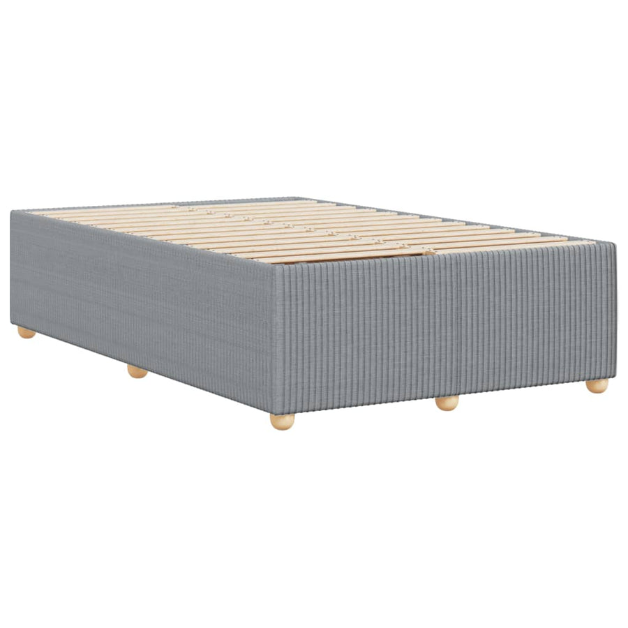 Bedframe stof lichtgrijs 120x200 cm