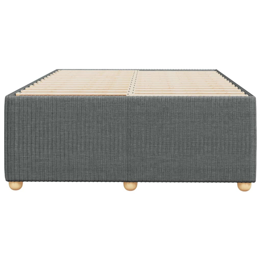 Bedframe stof donkergrijs 120x200 cm