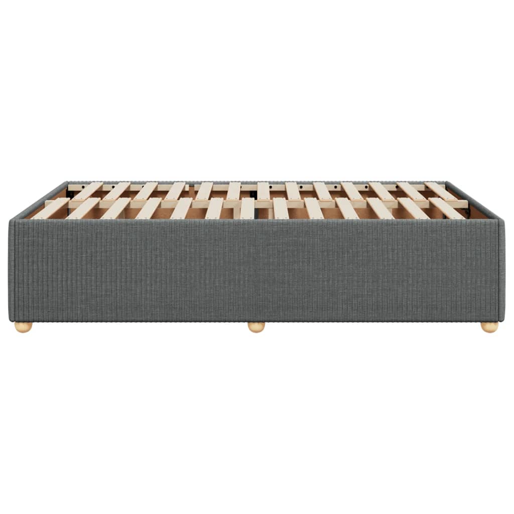 Bedframe stof donkergrijs 120x200 cm