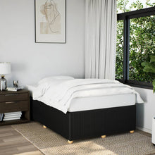 Bedframe stof zwart 120x200 cm