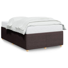 Bedframe stof donkerbruin 120x200 cm