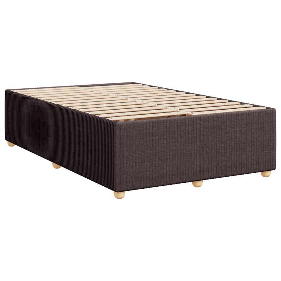 Bedframe stof donkerbruin 120x200 cm