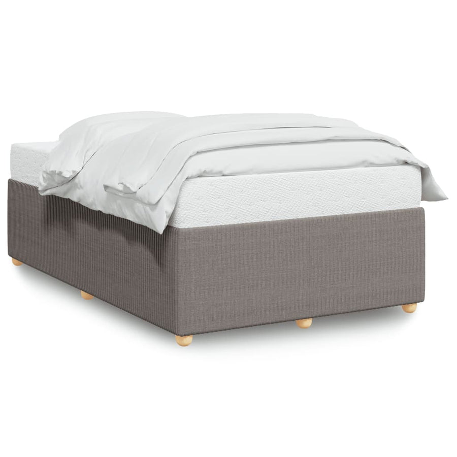 Bedframe stof taupe 120x200 cm