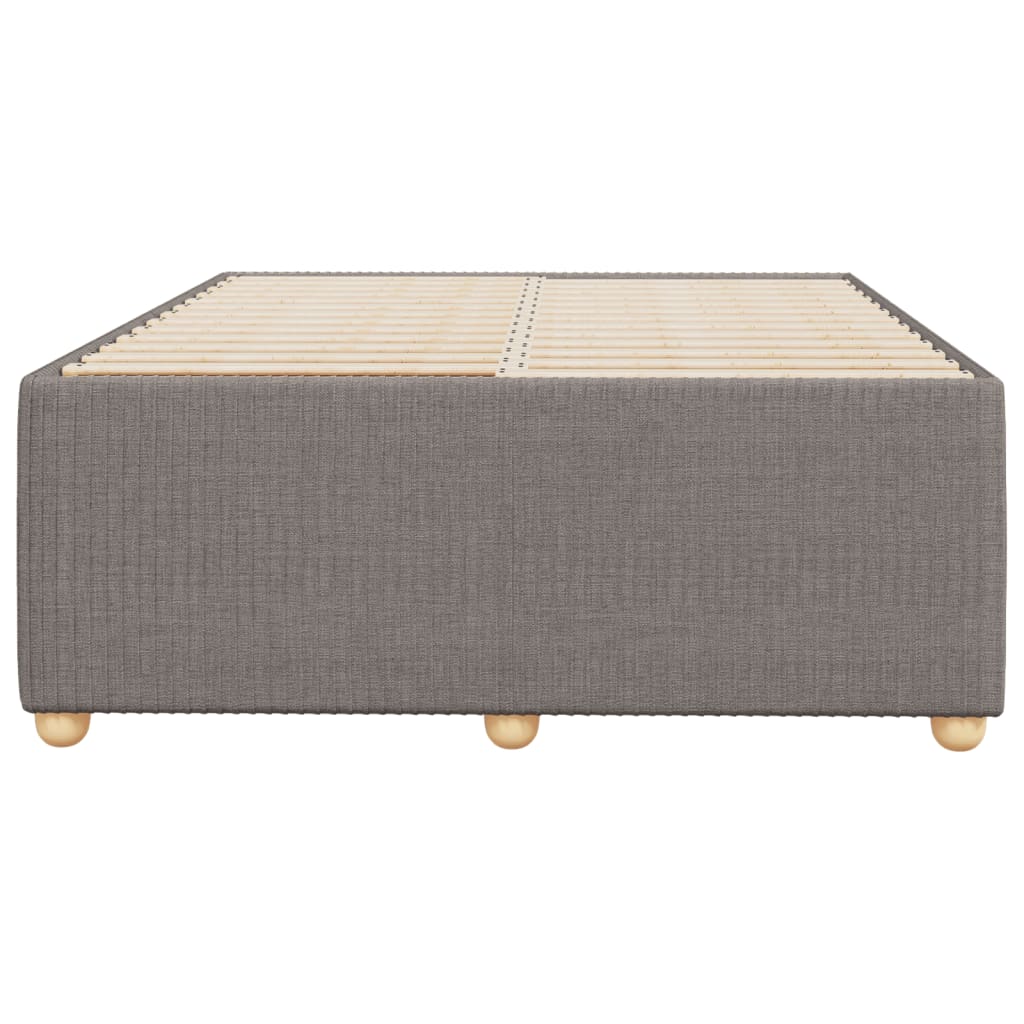 Bedframe stof taupe 120x200 cm