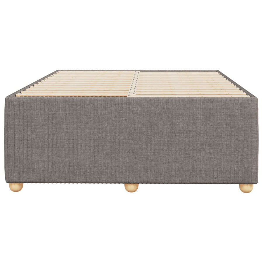 Bedframe stof taupe 120x200 cm