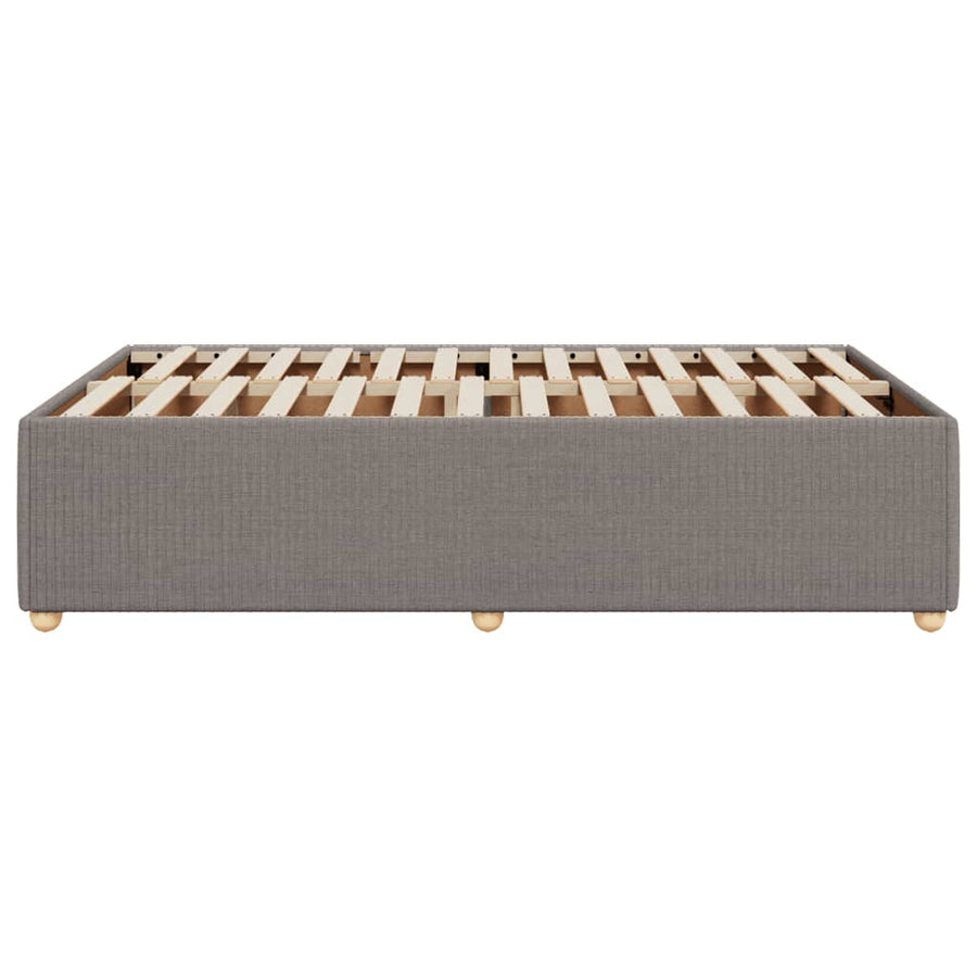 Bedframe stof taupe 120x200 cm