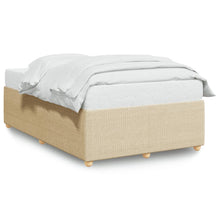 Bedframe stof crèmekleurig 120x200 cm