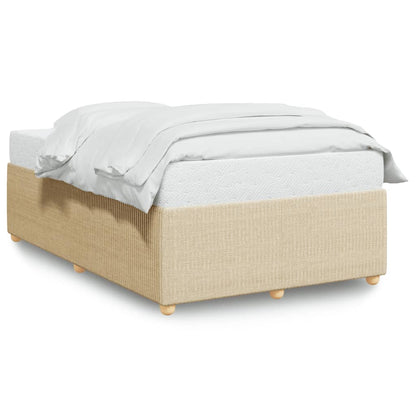 Bedframe stof crèmekleurig 120x200 cm