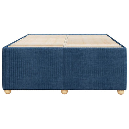 Bedframe stof blauw 120x200 cm