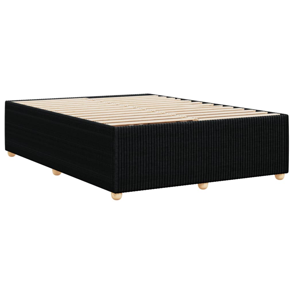 Bedframe zonder matras stof zwart 140x190 cm